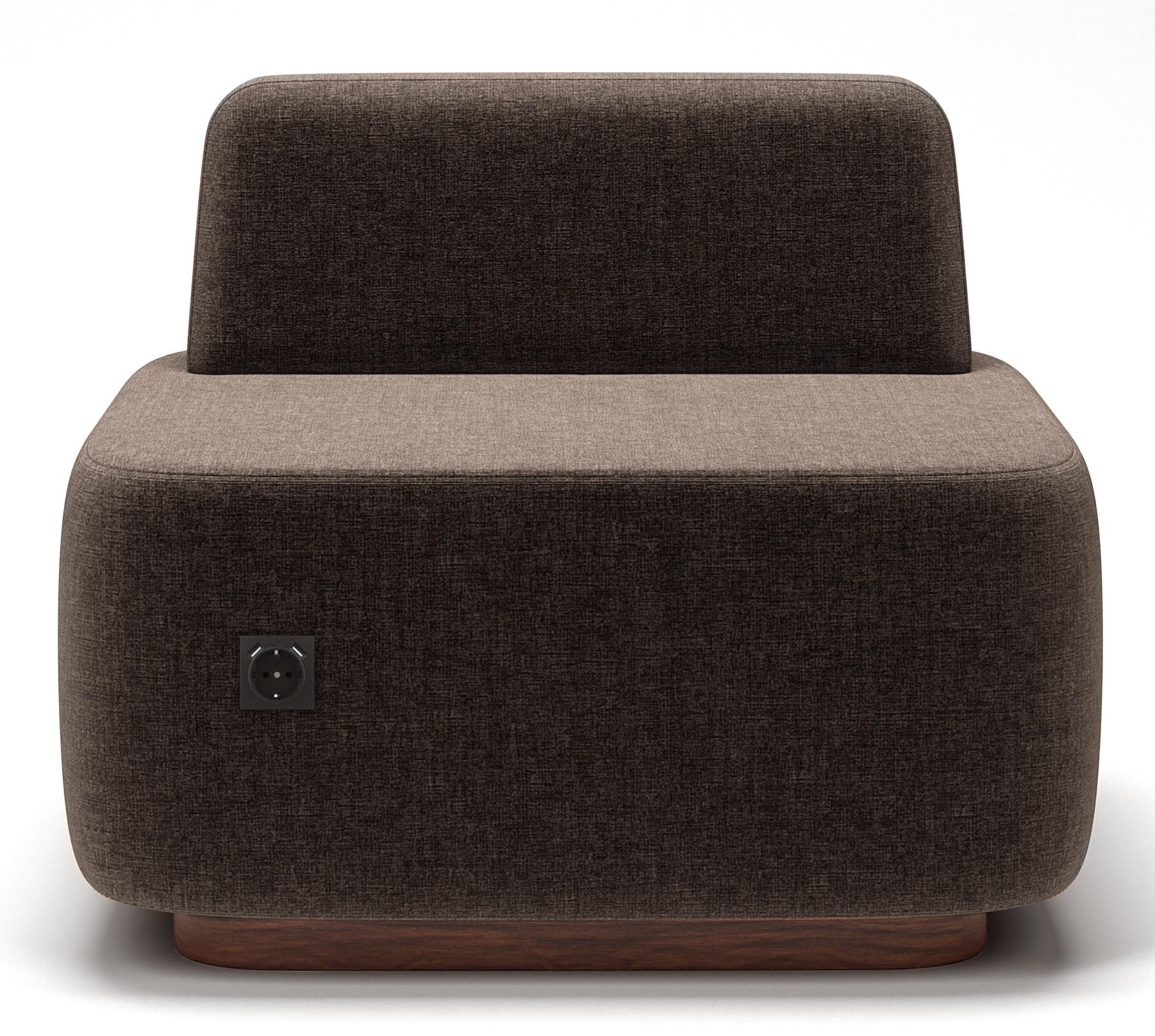 Диван ПРЕМ'ЄРА КУПЕР, одинарний, коричневий